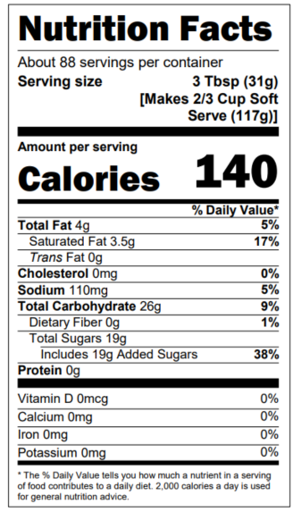 Nutrition Facts